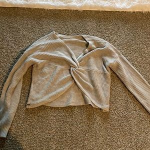 Cross Sweater, can wear multiple ways, in good condition